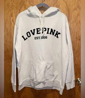 Victoria’s Secret PINK Limited Edition Campus Sherpa Lined Pullover Hoodie thumbnail 2