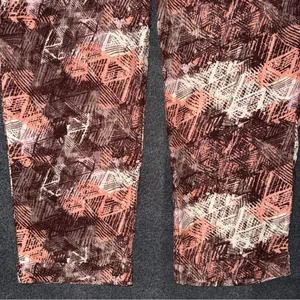 NWT Rewash Paperbag Waist Jogger Pants Abstract Print Belted High Rise Sz Large thumbnail 6