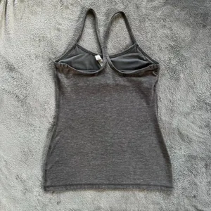 Lululemon Power Y Tank Sz 6 Gray thumbnail 4