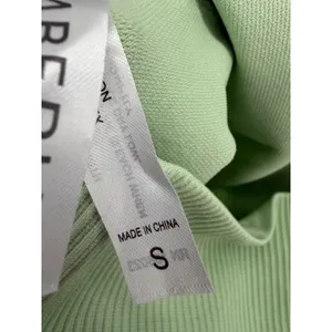 Kimberly C Womens Leggings‎ Sage Green High Waisted Seamless Ribbed Small thumbnail 4