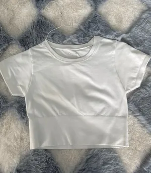 Aerie baby tee cropped athletic thumbnail 1