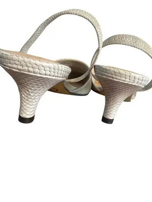 Bella Vita Sarah II Slingback Shoes Faux Natural Snake Kitten Heel Size 7.5M thumbnail 5