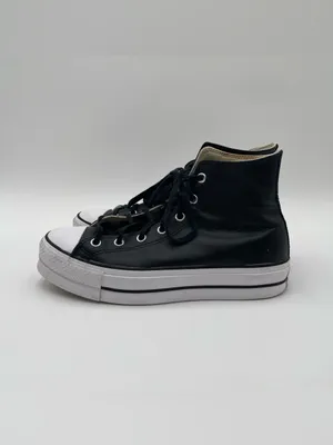CONVERSE Chuck Taylor All Star Lift Platform Leather High-Top Women's 10 Shoes thumbnail 2