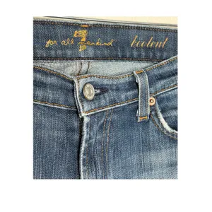 Y2K 7 For All Mankind Bootcut Jeans 28 Low Rise Distressed Medium Wash thumbnail 6