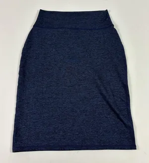 Offline By Aerie Skirt Womens Medium Blue Flecked Athletic Midi Pull‎ On thumbnail 1