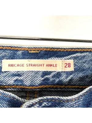 Levi's Ribcage Straight Ankle Distressed Jeans Size 28 thumbnail 8