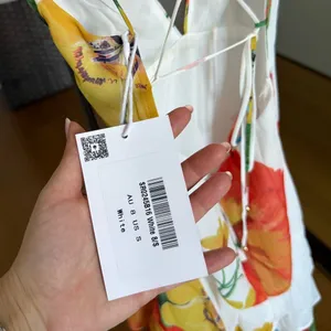 Selfie Leslie *NWT* Saints & Secrets Veda Strappy Back Ruffle Maxi Dress White thumbnail 13