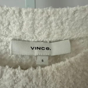 Vince S White Brown Striped Boucle‎ Sweater Cotton Pullover Fisherman Preppy thumbnail 4