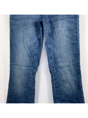 Aeropostale Mid Rise Boot Cut Jeans Women’s Size 6 Medium Wash Stretch Denim thumbnail 3