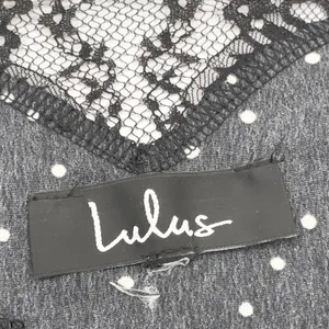 Lulus Polka Dot Lace Trim Cami Top Size Medium Minimal‎ Chic Going Out Indie thumbnail 7