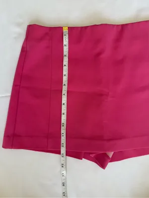 Zara Hot Pink Mini Skort Size Small thumbnail 7