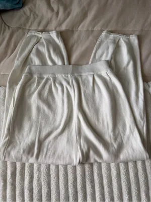 Amazon Cream Knit Jogger Pants with Patch Pockets thumbnail 5