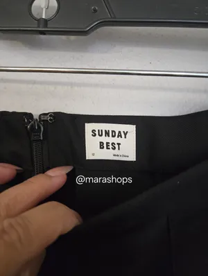 Aritzia Sunday Best Olive Micro Skirt Black thumbnail 5