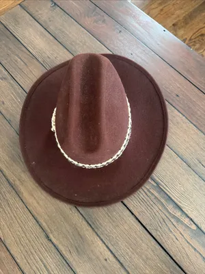 Bollman Brown Felt Western Cowboy Hat Size 7 1/2 thumbnail 2