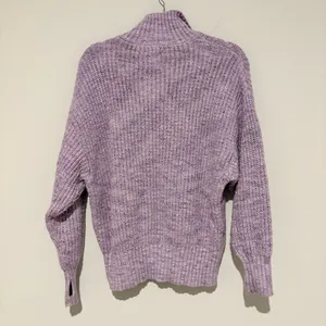 Aerie offline cotton chillside half zip sweater purple size‎ XS. Thumbholes. thumbnail 2
