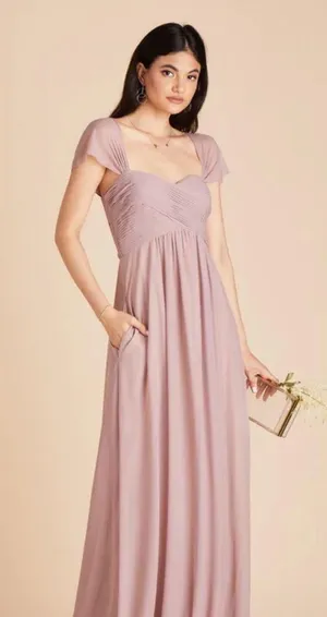 Birdy Grey Mauve Bridesmaid Maxi Dress thumbnail 1