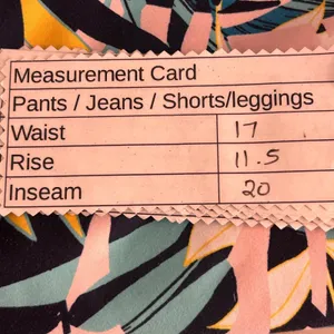 Old Navy Legging‎ Size XL Capri Floral Workout Performance Gym Yoga Performance thumbnail 8