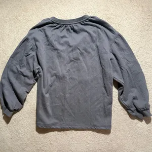 Aerie Easy Street Oversized Sweatshirt Gray Medium thumbnail 8
