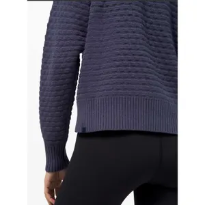 Lululemon Texture Play‎ Crew Sweater Cadet Blue xs/s thumbnail 3