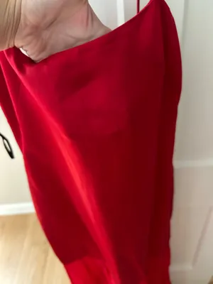 Shona Joy Moraya Dropped Waist Maxi Dress in Chilli thumbnail 5
