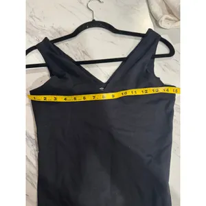 Abercrombie & Fitch Black‎ Bodysuit Women’s Medium V-Neck Sleeveless Stretch thumbnail 5