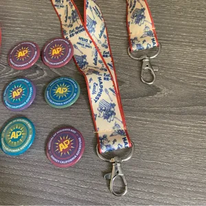 Disney Disneyland DCA Annual Passholder Festival Food Wine Holidays Lanyard Pin Set thumbnail 3