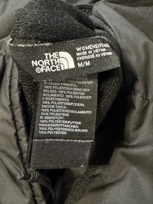 The North Face Mossbud Swirl Reversible Black Hooded Quilted Parka thumbnail 10
