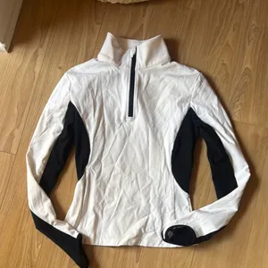 Cider White and Black Quarter-Zip Pullover thumbnail 1