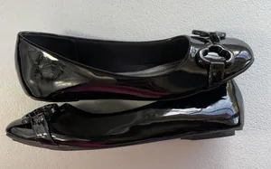 Pierre Dumas Women's Moni 66 Black Faux Patent Flats Slip-On Shoes Size 8M thumbnail 7