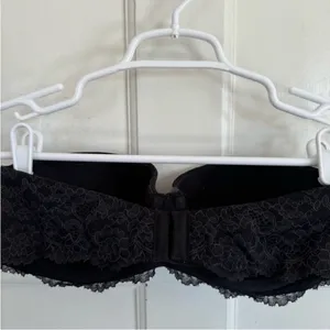 Victoria’s Secret black lace multi way strapless bra‎ size 34D thumbnail 3