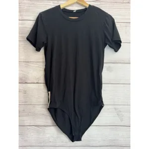 Free People In My Tee Bodysuit BLACK SZ XS thumbnail 3