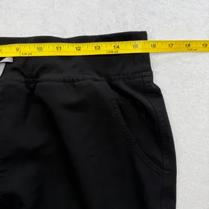 FIGS Yola Skinny Scrub Pants Women’s Large Black Technical Collection thumbnail 8