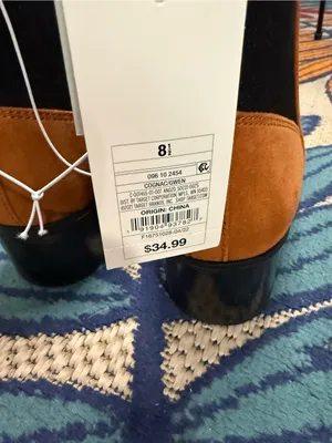 Target Women's Rust Tan Pointed-Toe Suede Ankle Booties thumbnail 5
