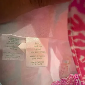 Lilly Pulitzer 100% Silk Small Mid Thigh Pink Seashell Border Print Shift Dress thumbnail 7