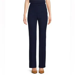 Banana Republic Italian Wool Slim Straight Pants 8 Dark Academia Quiet Luxury thumbnail 8