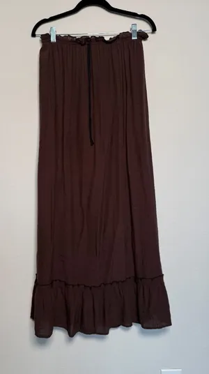 Brown FairyCore long Skirt  thumbnail 1