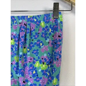 Lilly Pulitzer Strapless mini Dress Blue Floral womens XS preppy festival beach thumbnail 3
