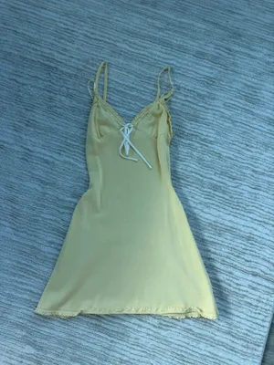 White Fox Boutique Yellow Mini Dress thumbnail 2