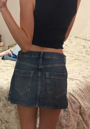 Free People Denim Skirt thumbnail 3