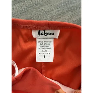 Vintage Y2K Taboo Two Toned Orange Long Formal Dress With Gem Size Small Dance thumbnail 7