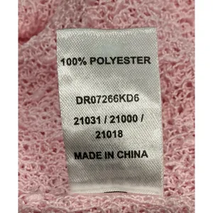 Meshki Marisol Off Shoulder Boucle Mini Dress Baby Pink XS Bell Sleeve New thumbnail 6