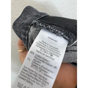 Madewell The Perfect Vintage Wide-Leg Crop Jeans Size 29 Washed Black Robles thumbnail 7