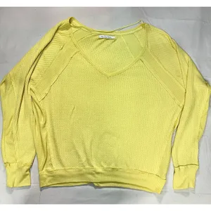 We The Free Santa Clara Top Large Oversized Yellow Dolman Boho (F6 thumbnail 2