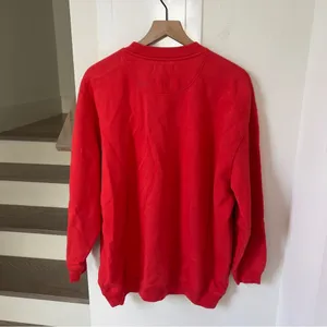 Anine Bing Sport Tyler Oversized Sweatshirt - Red - NWT thumbnail 6