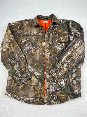 Carhartt Wexford Realtree Xtra Camo Quilted Shirt Jacket Mens L 101462-977 thumbnail 1