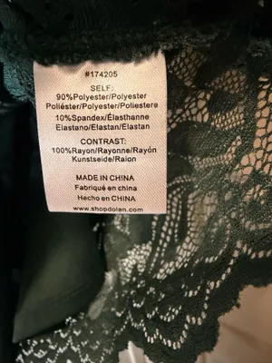 Dolan Boxy Anthropologie Lace Tee Green thumbnail 7
