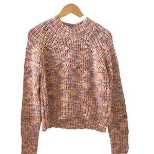 Rip Curl Multicolored Striped Mock Neck Knit Sweater XS‎ NWT thumbnail 3