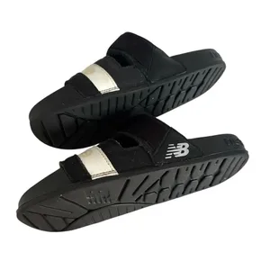 New Balance 202v2 Black & White Women Slides Sandals EUC thumbnail 3
