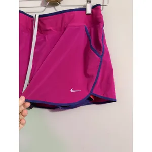 Nike Dri-FIT Tennis Skirt Skorts‎ Magenta Blue Athletic Women L thumbnail 2