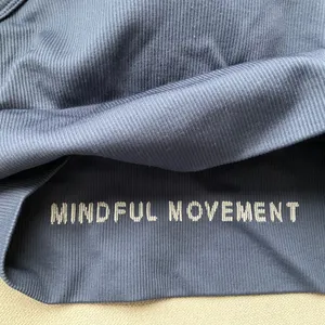 Alo Yoga Seamless Ribbed Favorite Bra Tank Navy XS thumbnail 4